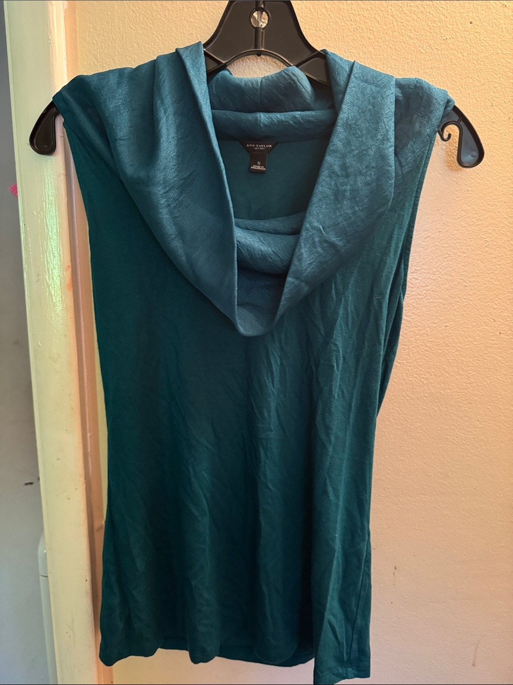 Ann Taylor Sleeveless Cowl Neck Knit Top